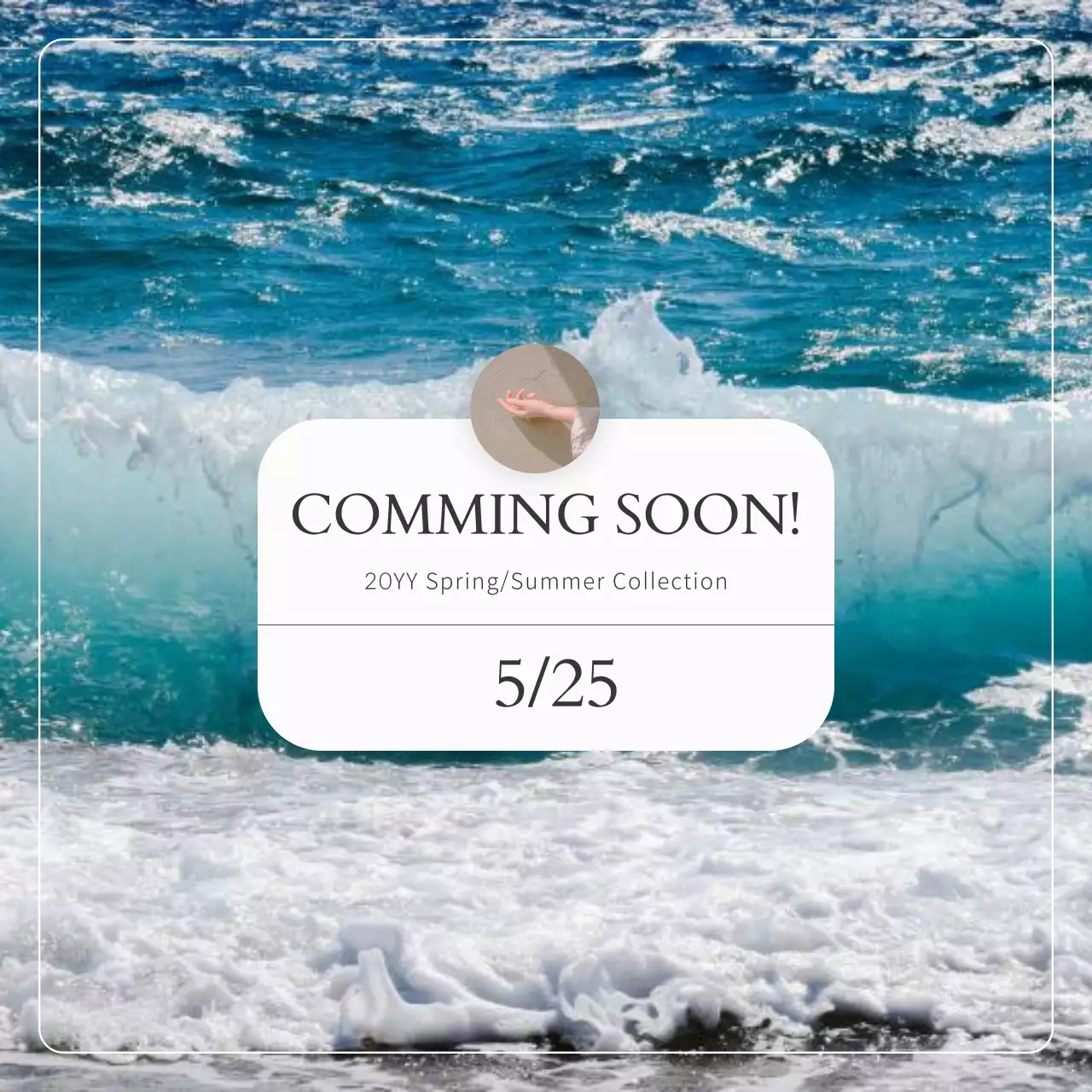 파랑의 심플한 브랜드 소셜미디어 sns 마케팅 모음 홍보