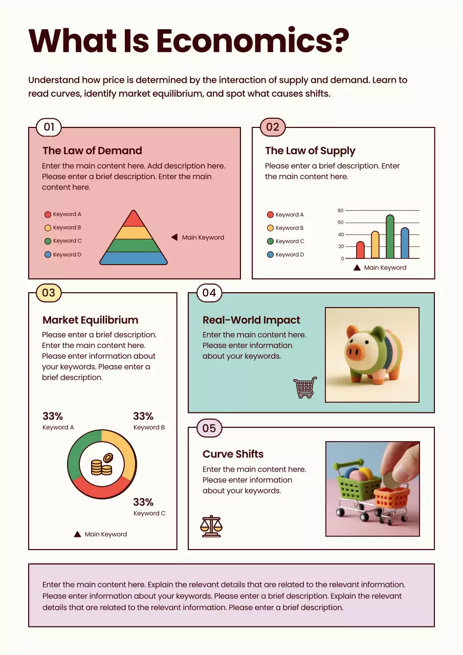 Beige Cute Business Poster