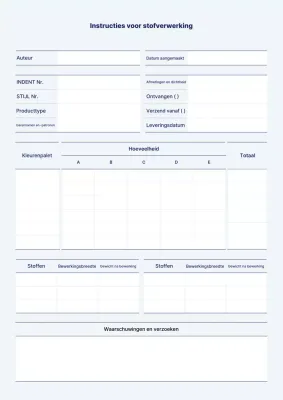 Hemelsblauwe eenvoudige documentbeheermethode