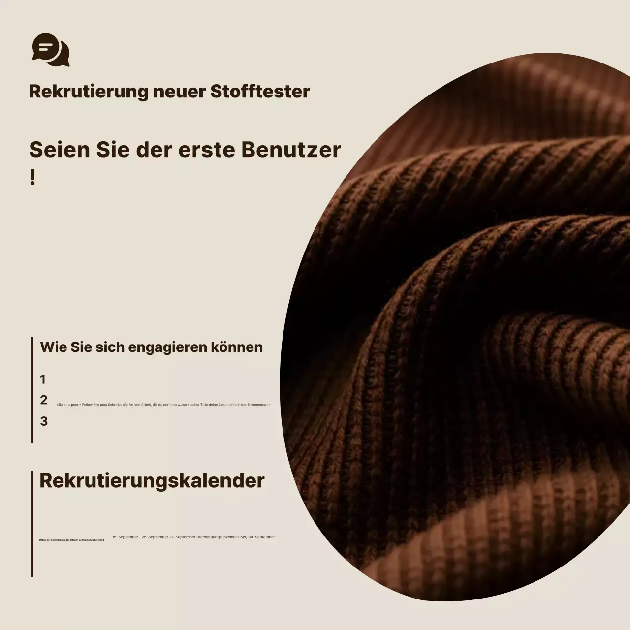 Rekrutierung des Brown Modern Experience Teams