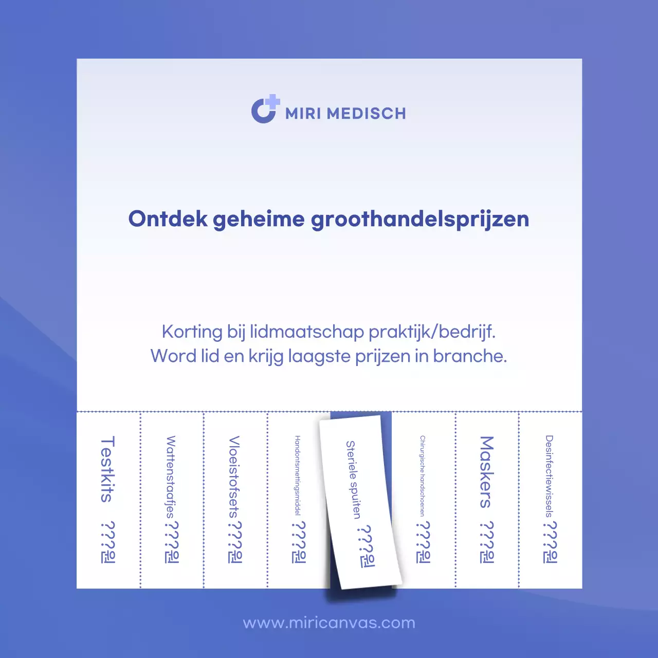 Sky Blue Modern Medical Kortingsevenement