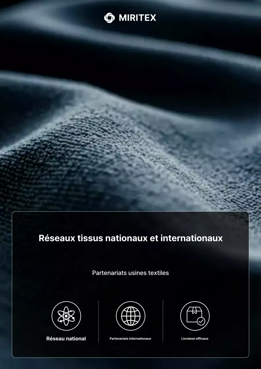 Publicité textile moderne noire