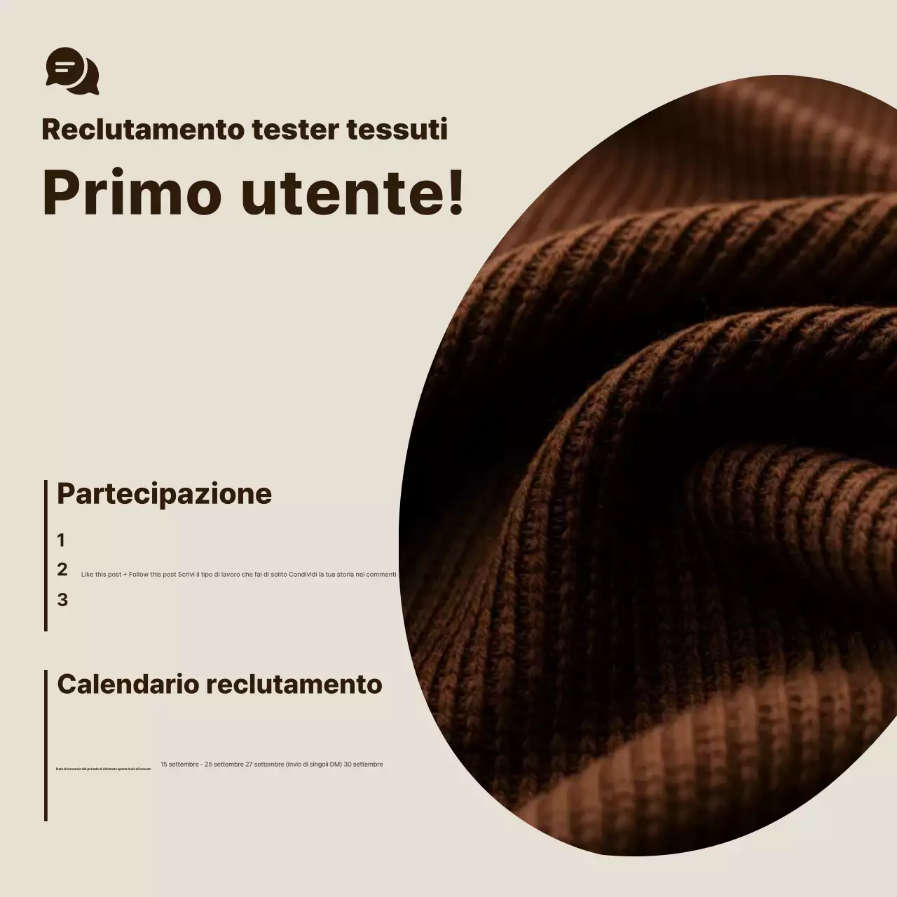 Reclutamento del team Brown Modern Experience