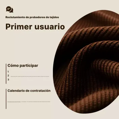 Reclutamiento del equipo Brown Modern Experience