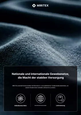 Schwarze moderne Textilwerbung