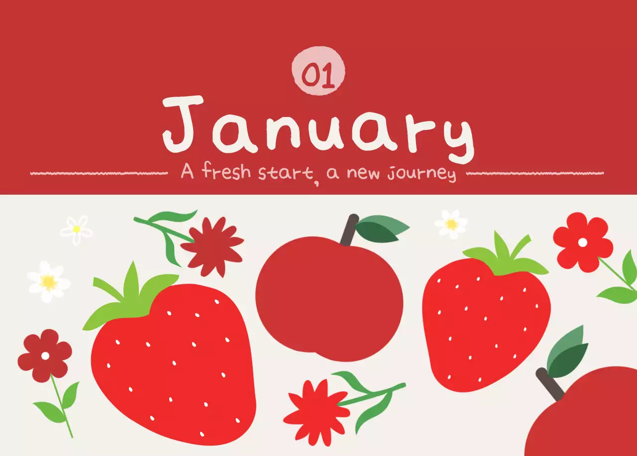 Kalender Lucu Biru Langit