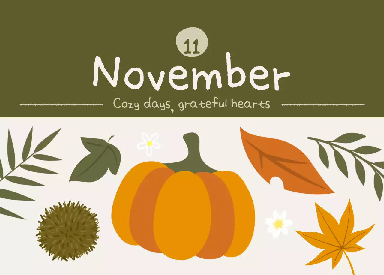 Kalender Lucu Biru Langit