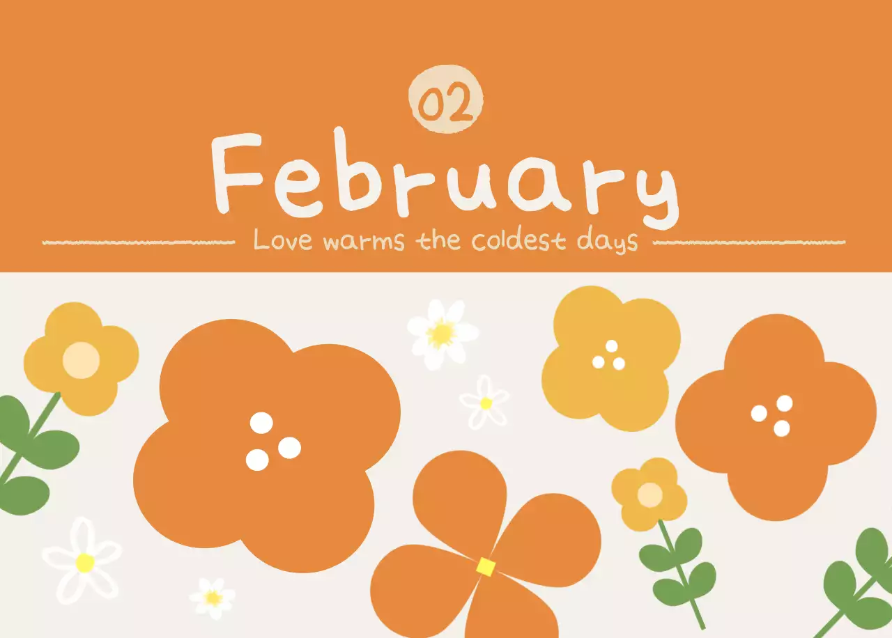 Kalender Lucu Biru Langit