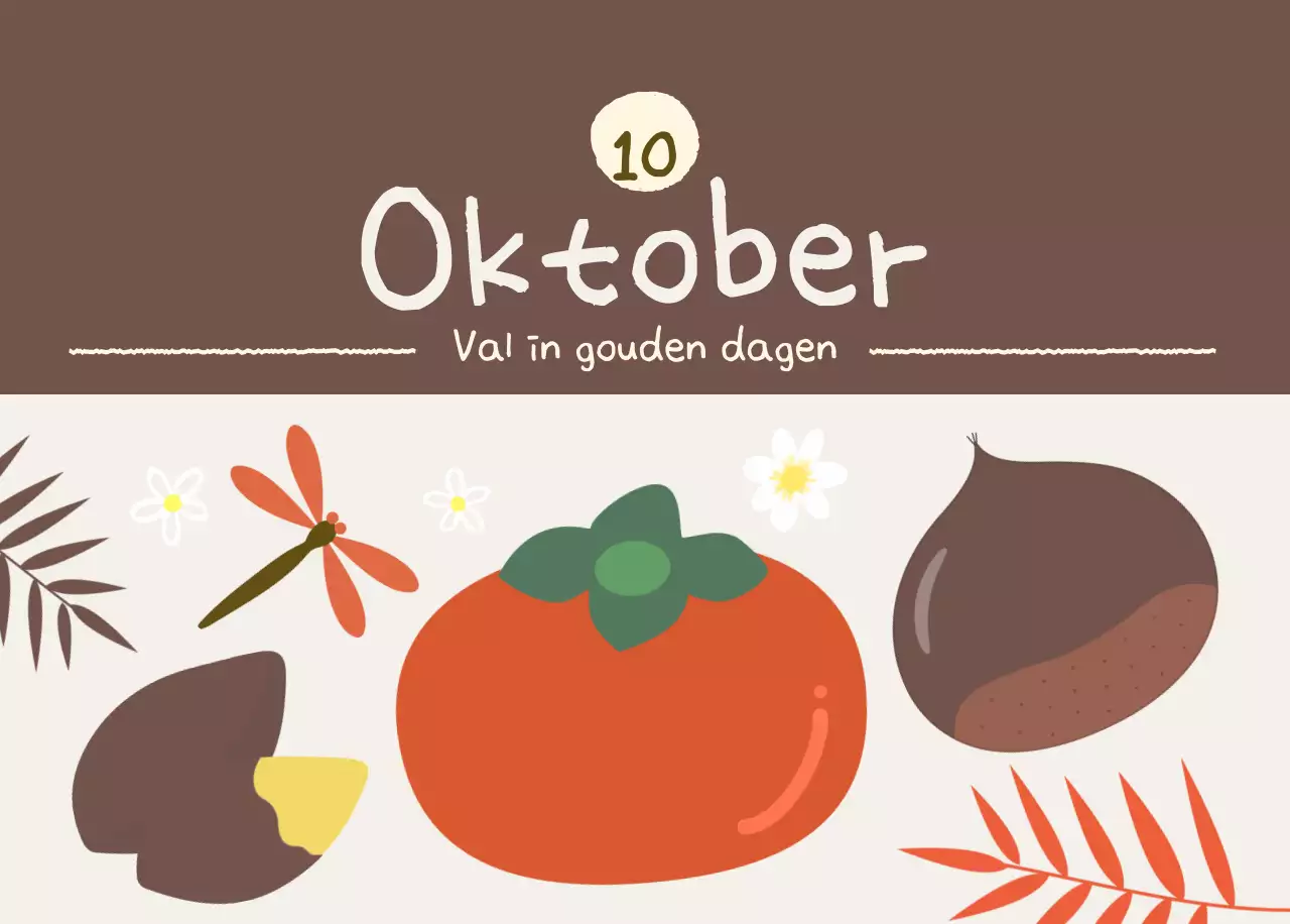 Hemelsblauwe schattige kalender