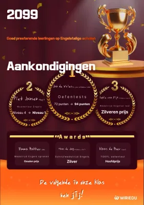 Oranje Geavanceerd Trainingsevenement