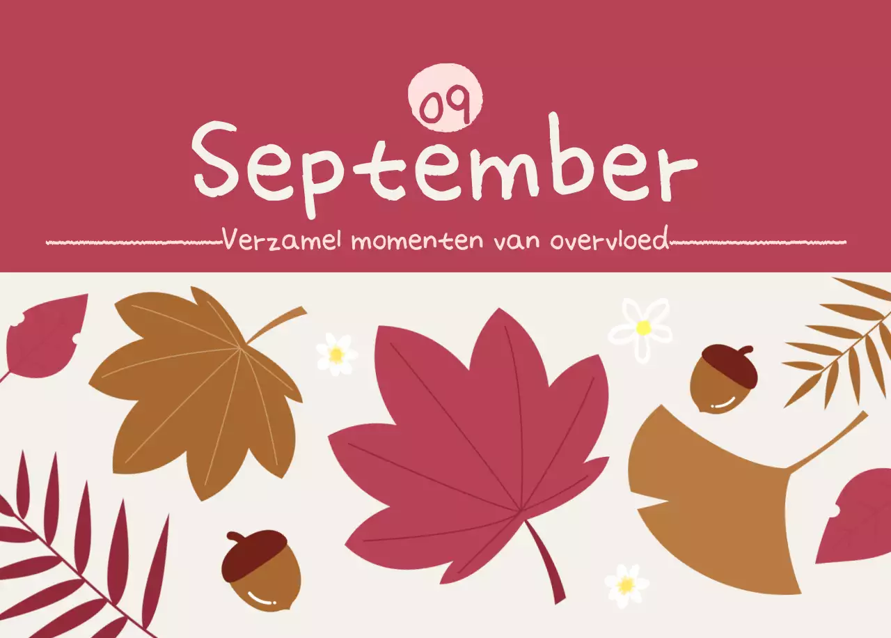 Hemelsblauwe schattige kalender