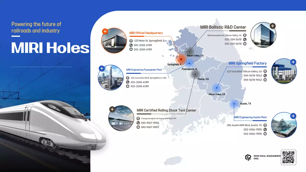 Blue Modern Railway Industry Promotion