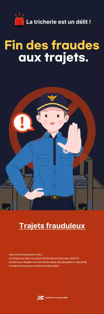 Campagne de sécurité routière Black Simple