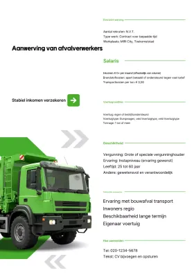 Groene Schone Werving Werving