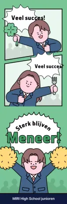 Juichende poster van Mint Comics