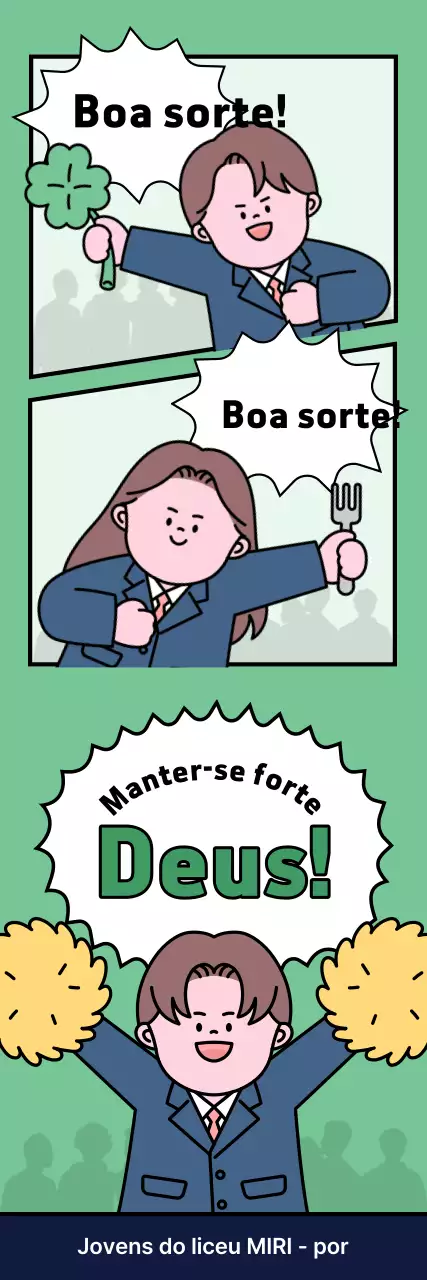 Pôster de torcida da Mint Comics
