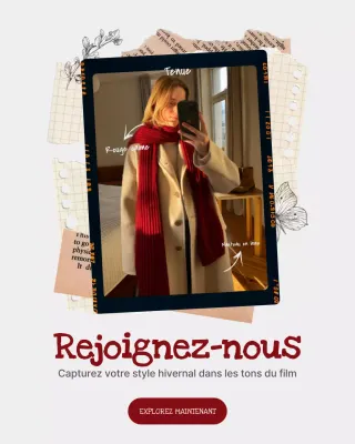 Promotion d'hiver Red Vintage