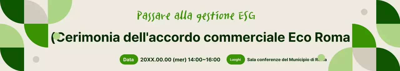 Accordo ambientale semplice e verde