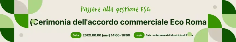 Accordo ambientale semplice e verde
