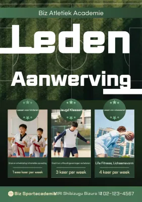 Groene, schone atletiekwerving