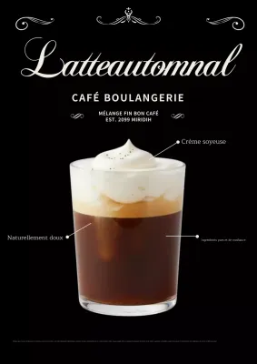 Publicité pour Black Modern Coffee