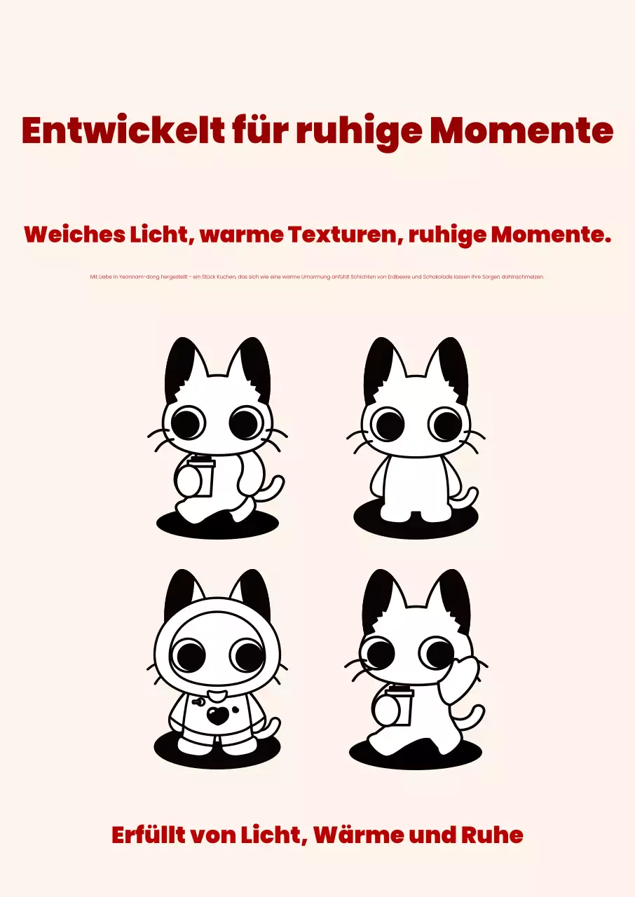 Beiges süßes Charakterdesign