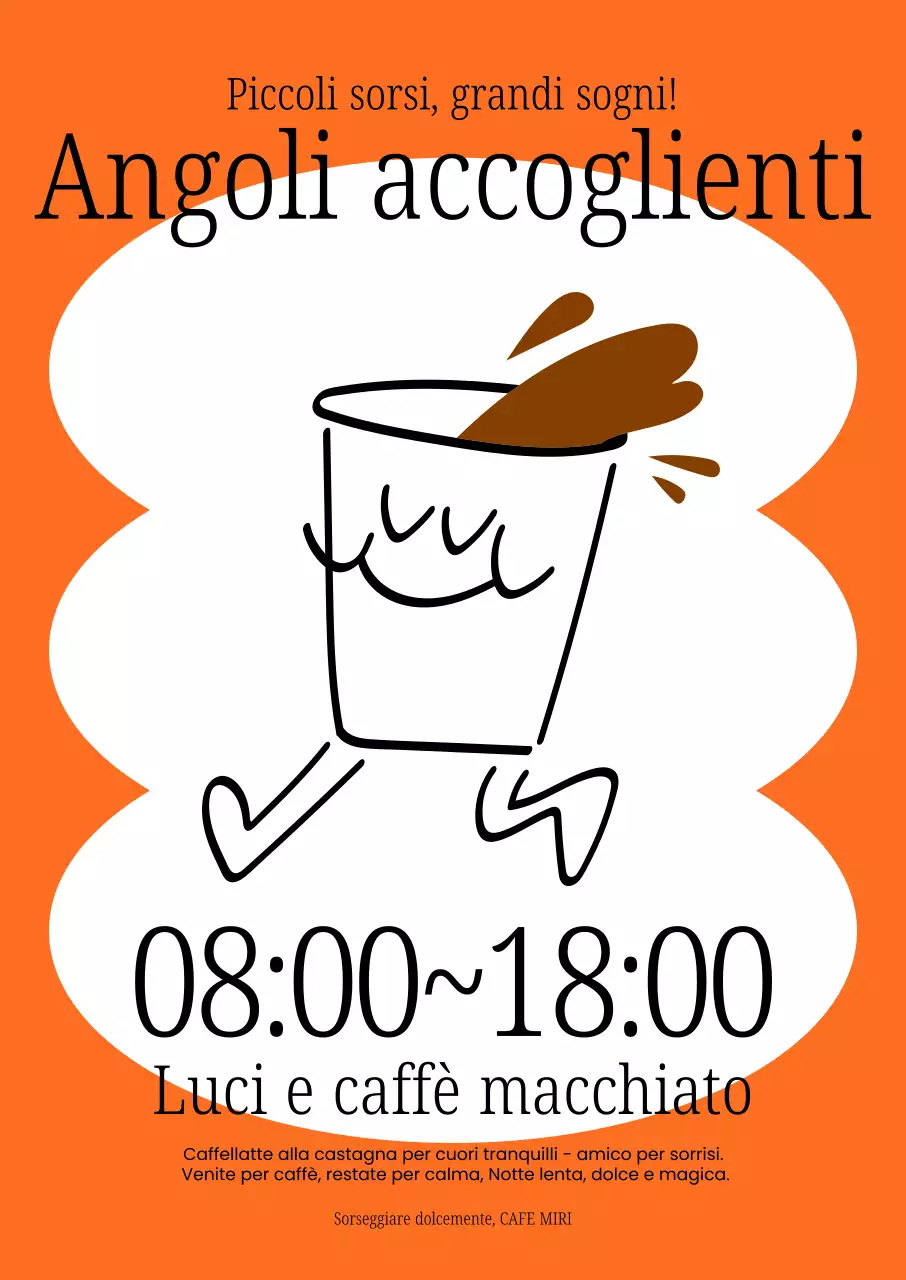 Pubblicità di Orange Cute Cafe