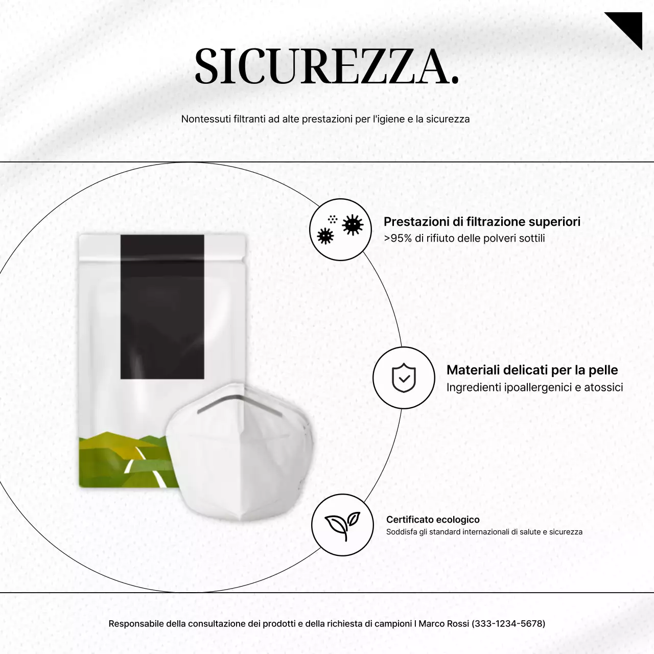 Linee guida di sicurezza per l'igiene semplice nera