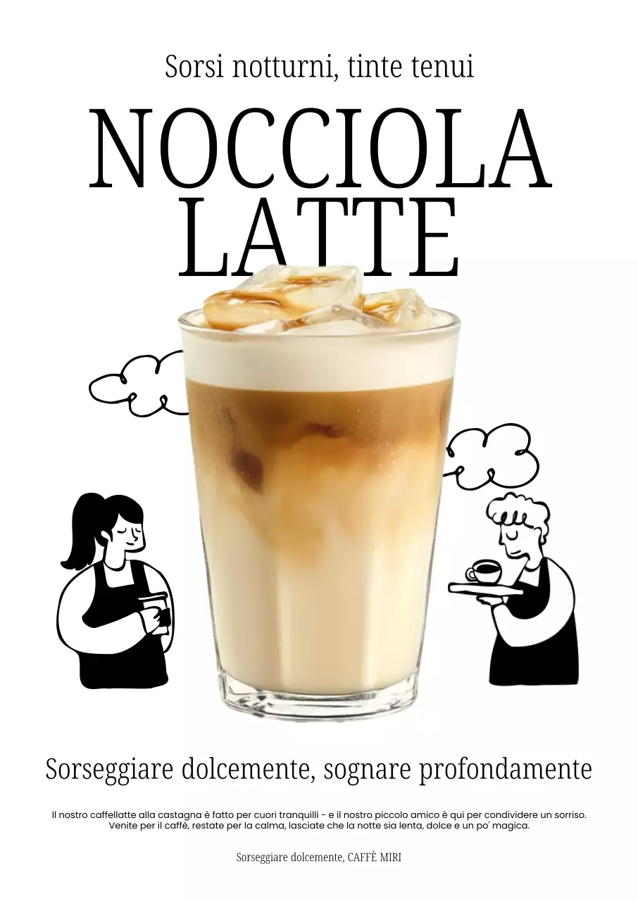 Pubblicità di Beige Simple Drink