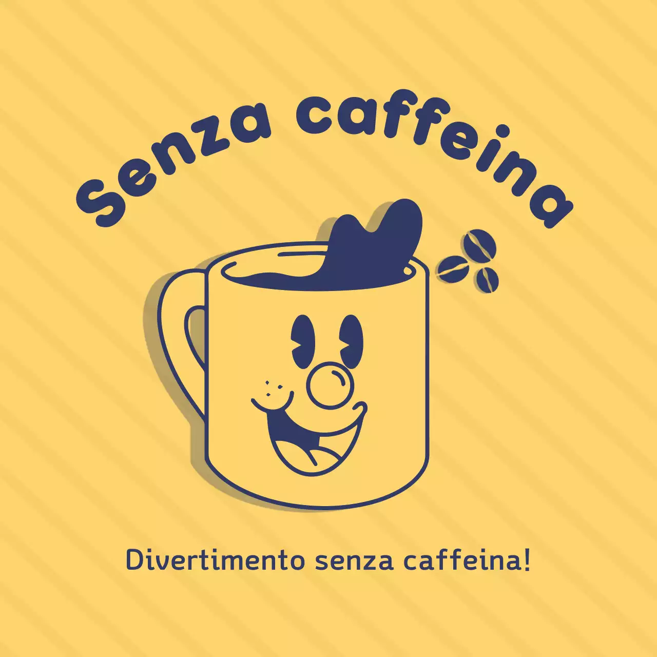 Pubblicità retrò di una bevanda gialla