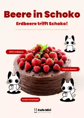 Werbung für Red Baby Cake