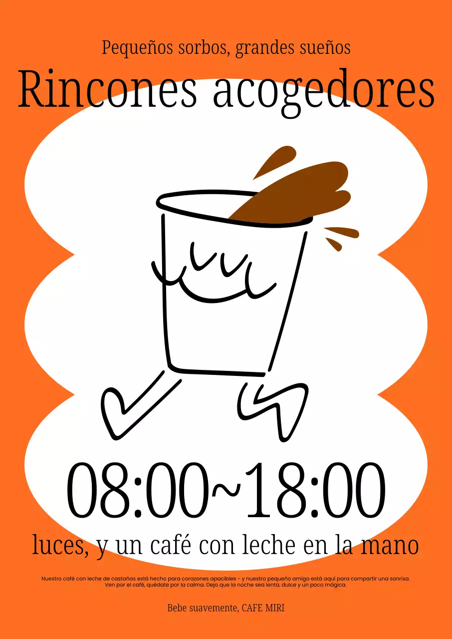 Anuncio de Orange Cute Cafe