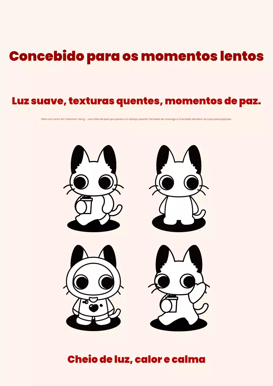 Design de personagem fofo bege