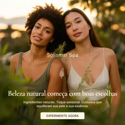 promoção de beleza natural verde