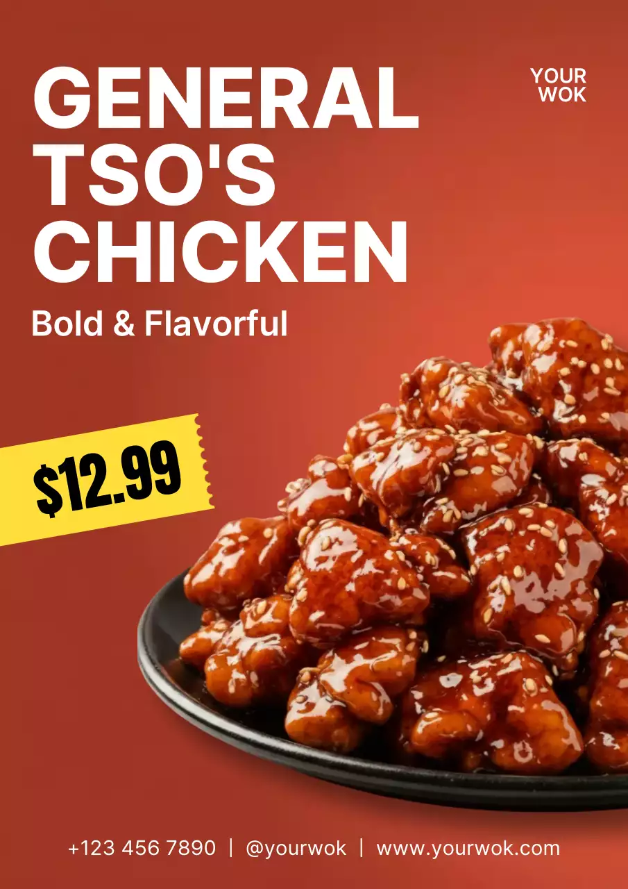 red bold chicken promotion