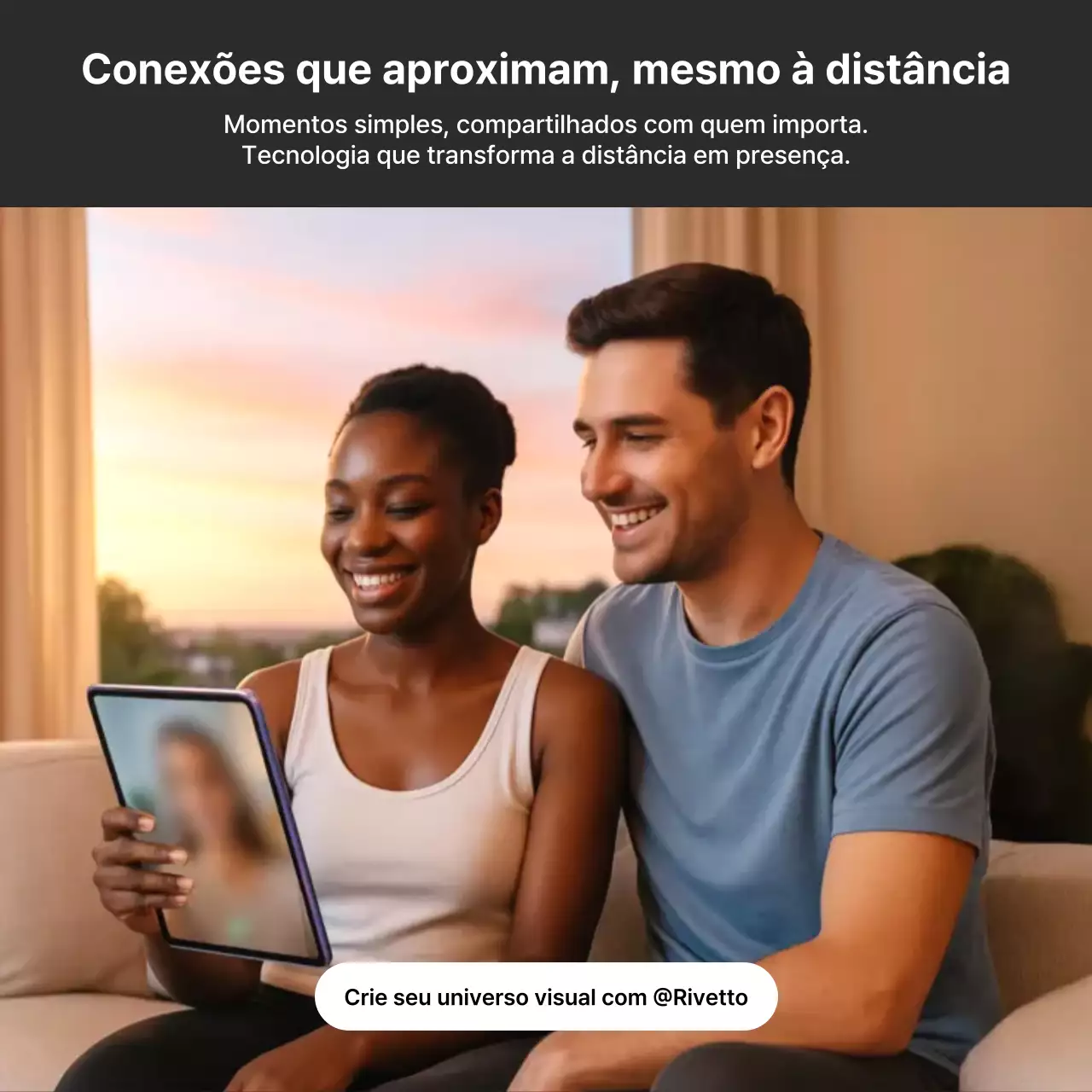 propaganda de tecnologia moderna bege