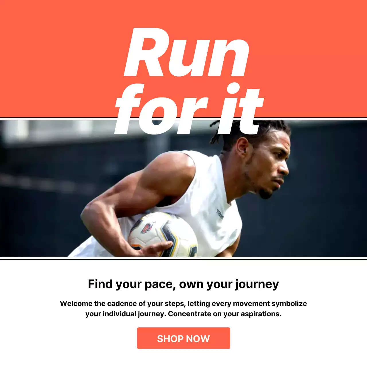 orange modern sports promotion