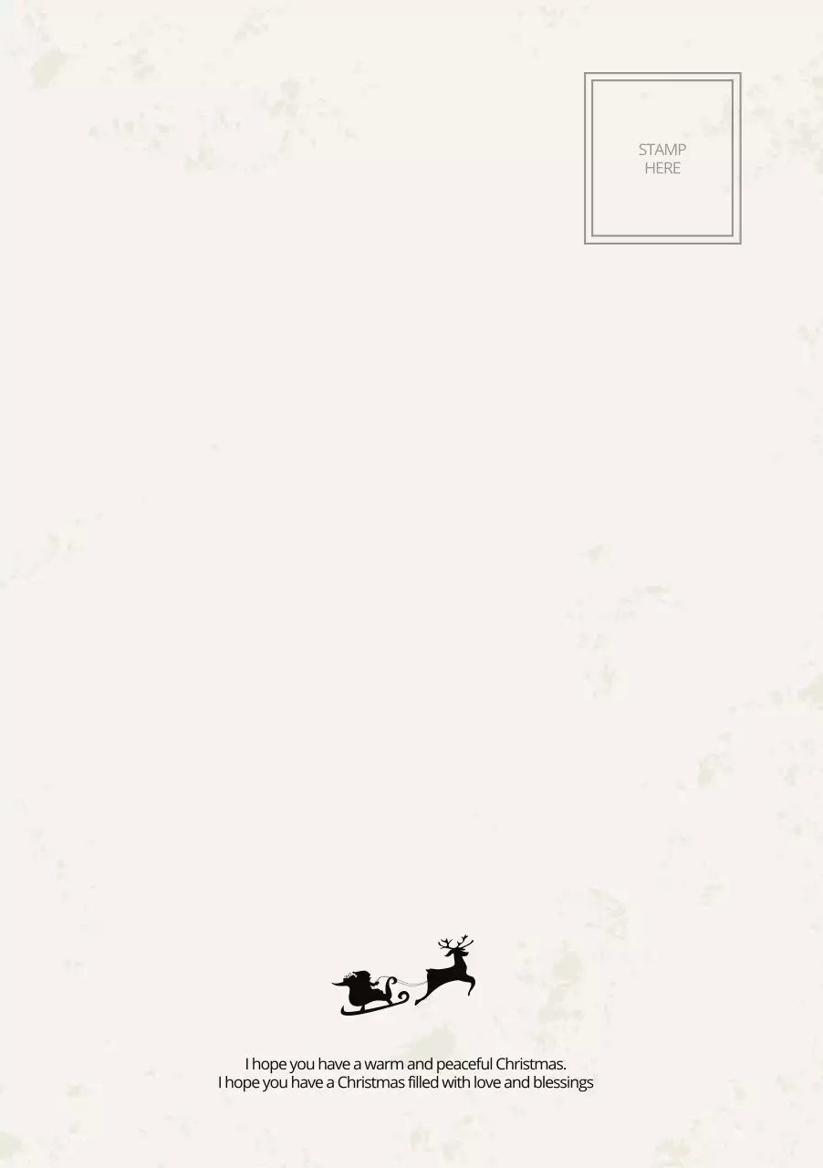 빨강 클래식 크리스마스 엽서