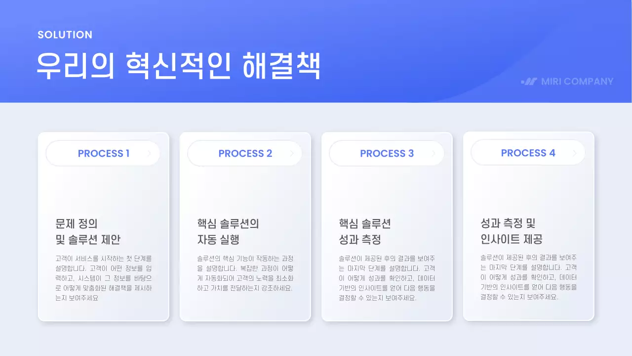 파랑 모던 스타트업 제안서