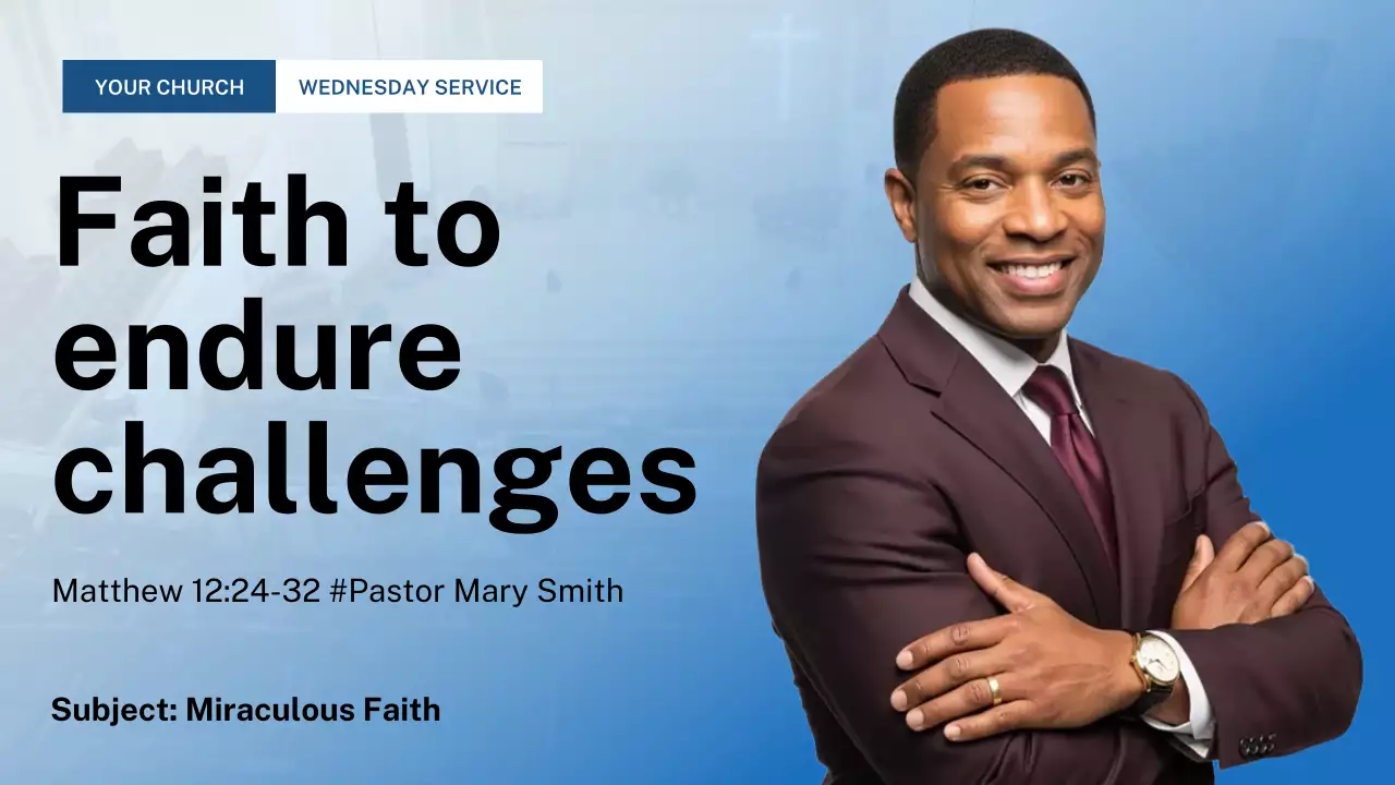 Miniatura do YouTube do Serviço da Igreja Moderna Azul