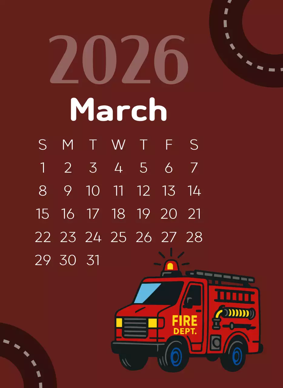 검정 레트로 자동차 연간 계획