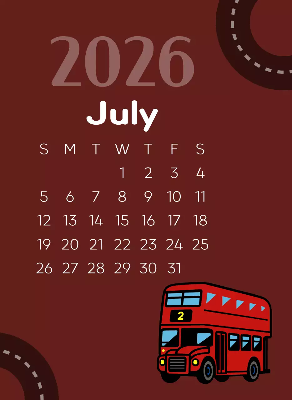 검정 레트로 자동차 연간 계획