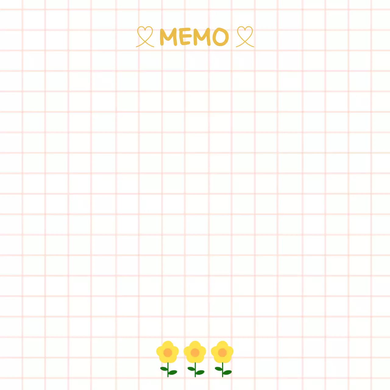 봄 노란 꽃 편지