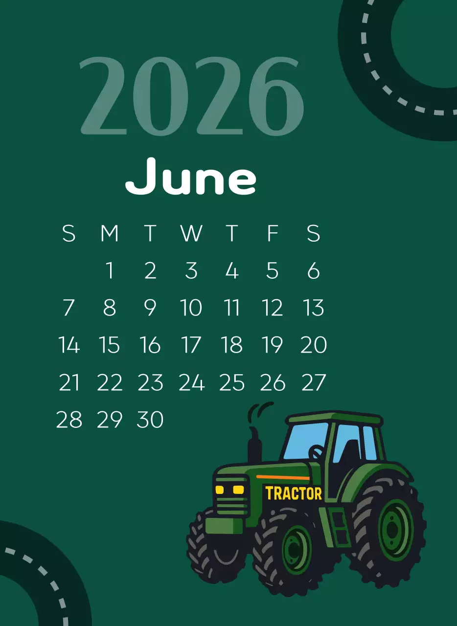 검정 레트로 자동차 연간 계획