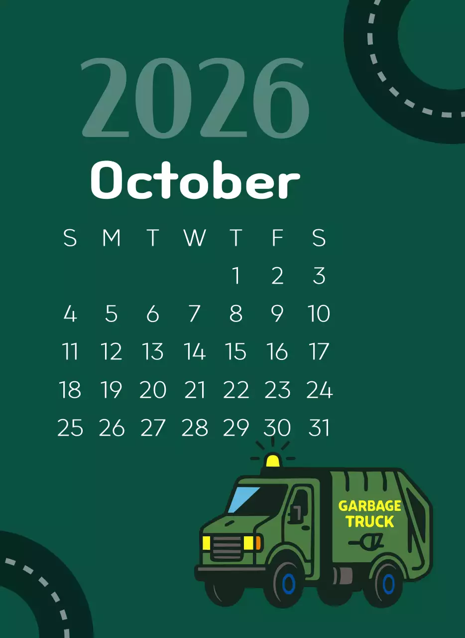 검정 레트로 자동차 연간 계획