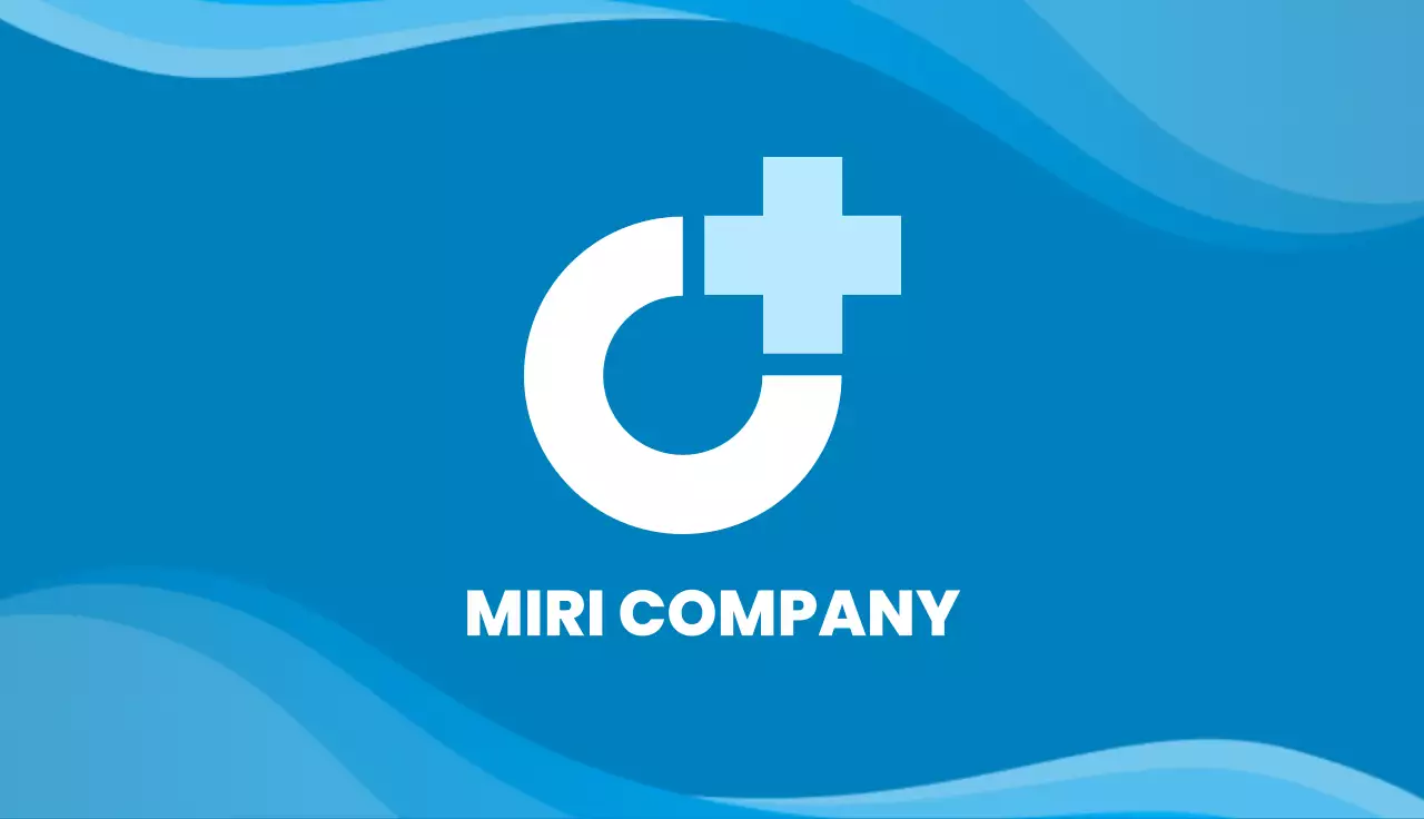 블루 모던 닥터 아이덴티티 광고