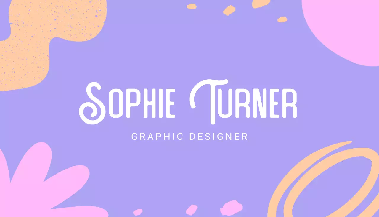 Abstract Modern Purple Design Template