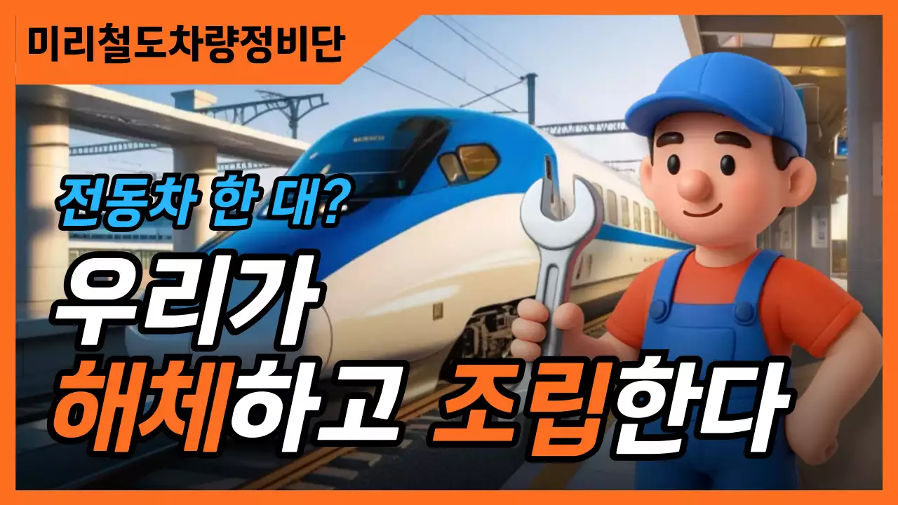 주황 키치 정비 광고