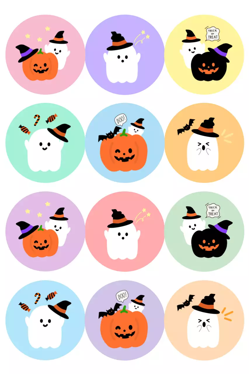 알록달록 귀여운 할로윈 선물포장 굿즈