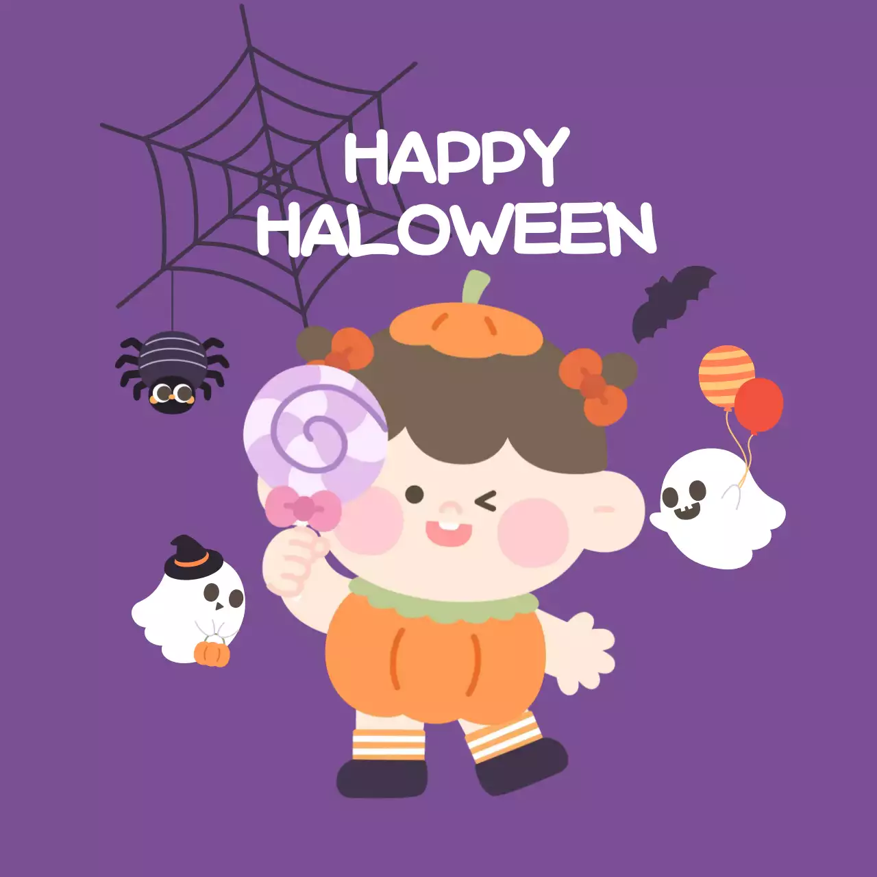 보라 아기자기한 할로윈상품 스티커